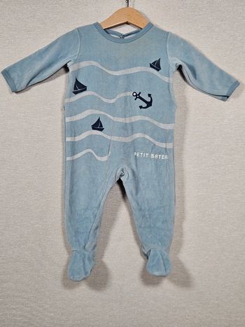 Pyjama  1 pièce  petit bateau 9 mois 71cm