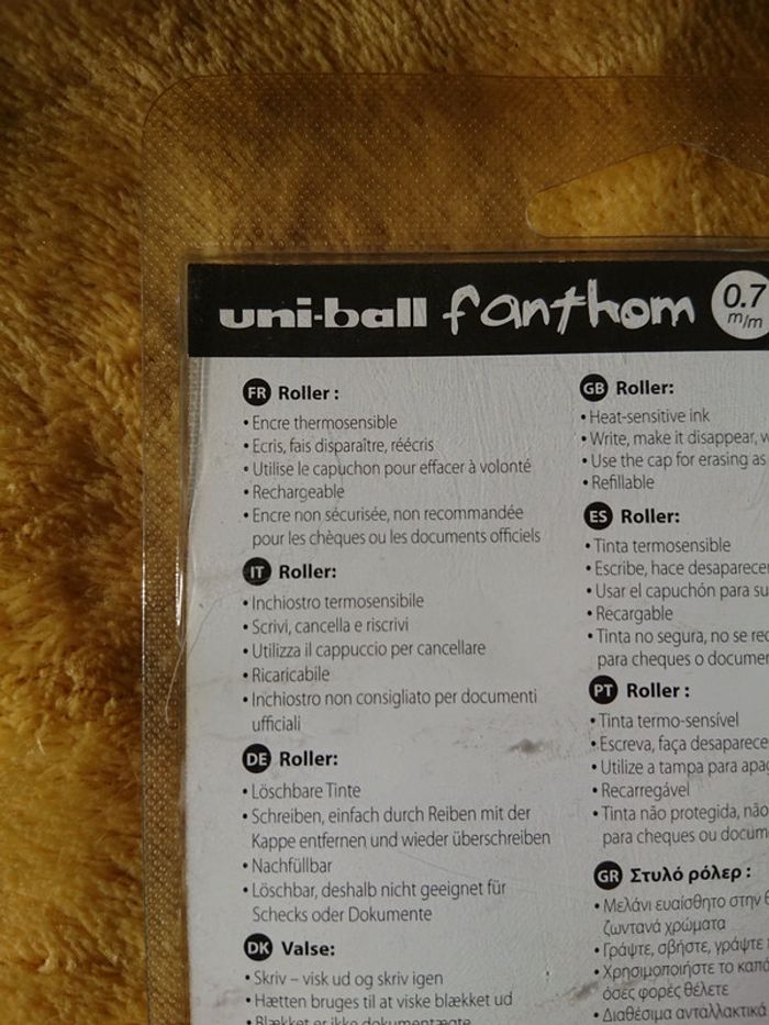 Recharge stylo fanthôm - photo numéro 3