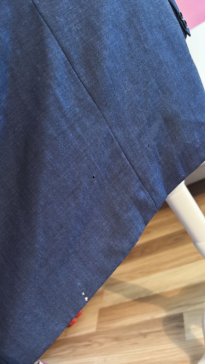 Veste de costume homme bleu Kenzo T58 - photo numéro 5
