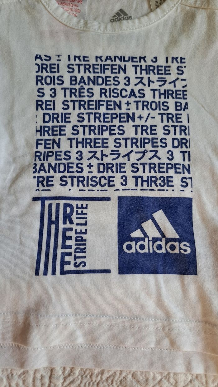 Tee-shirt Adidas 3 mois - photo numéro 2