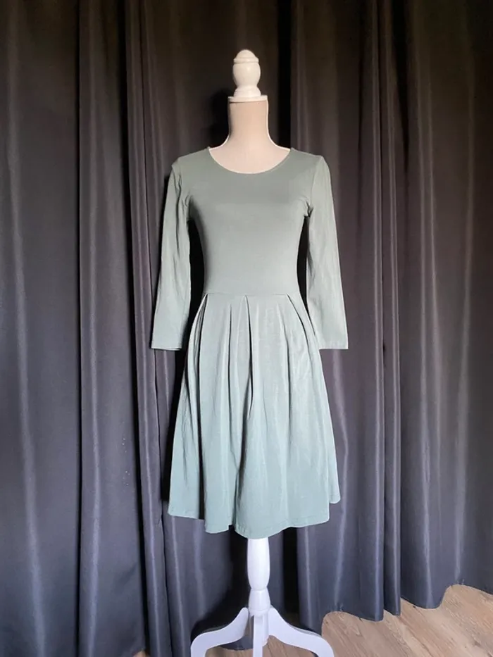Robe patineuse verte  Anna Field
