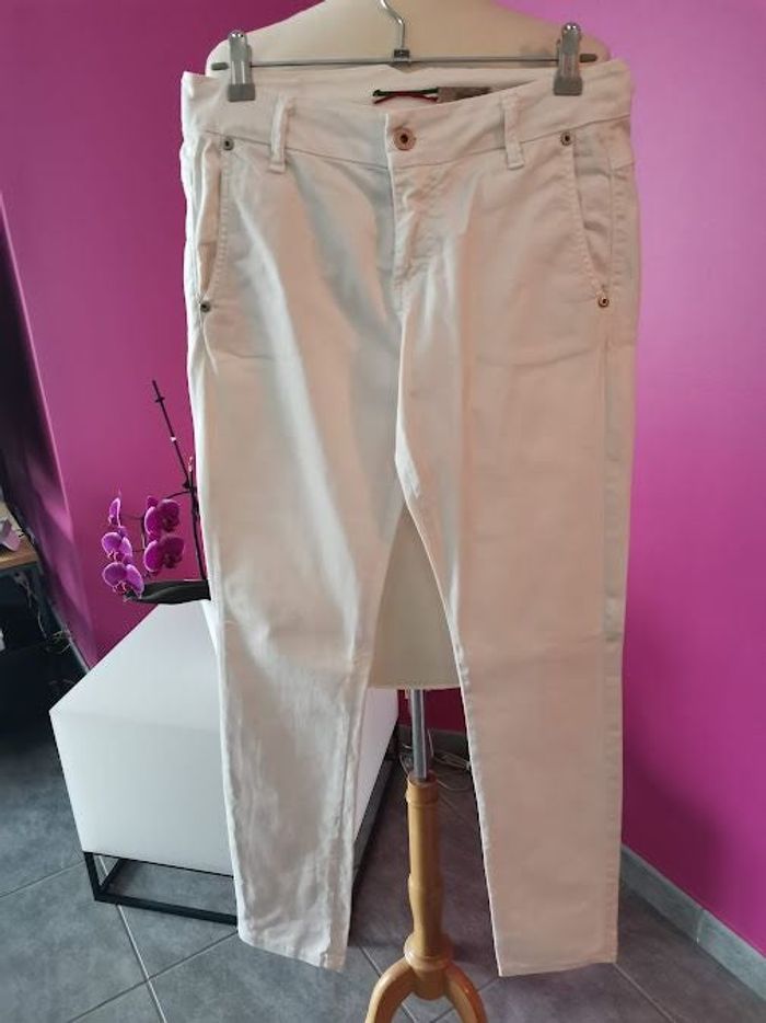 jeans blanc sable PLEASE taille S