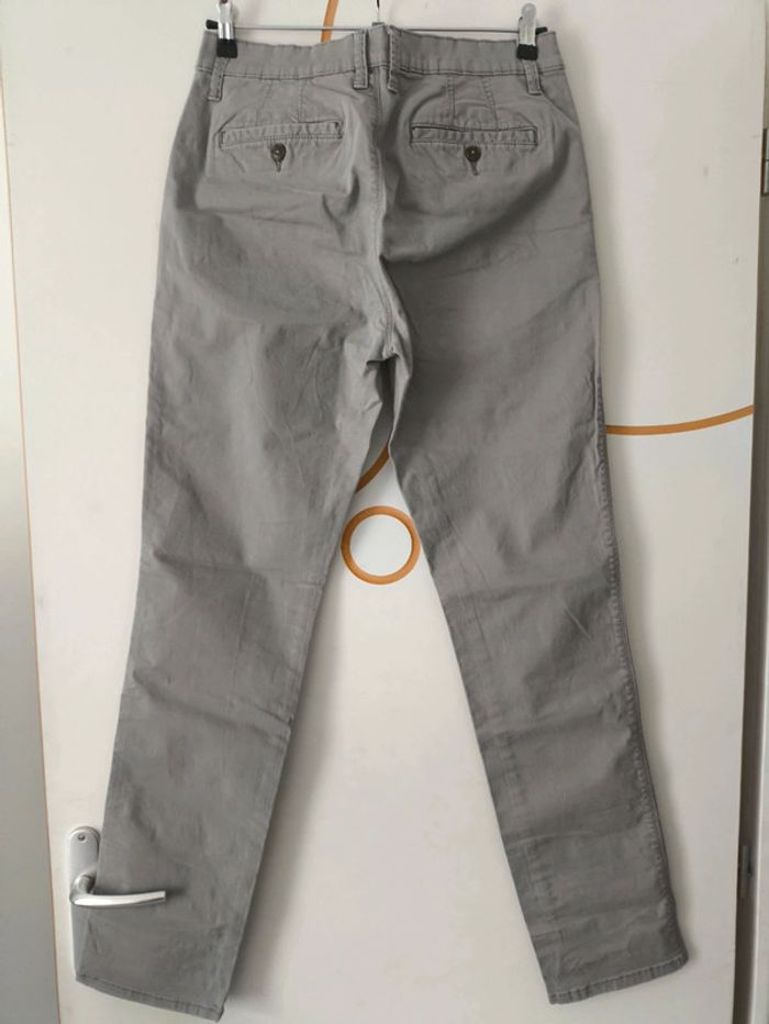 Chino slim gris 40 - photo numéro 2