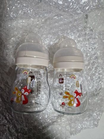 Lot de 2 biberons roses Mam 170ml