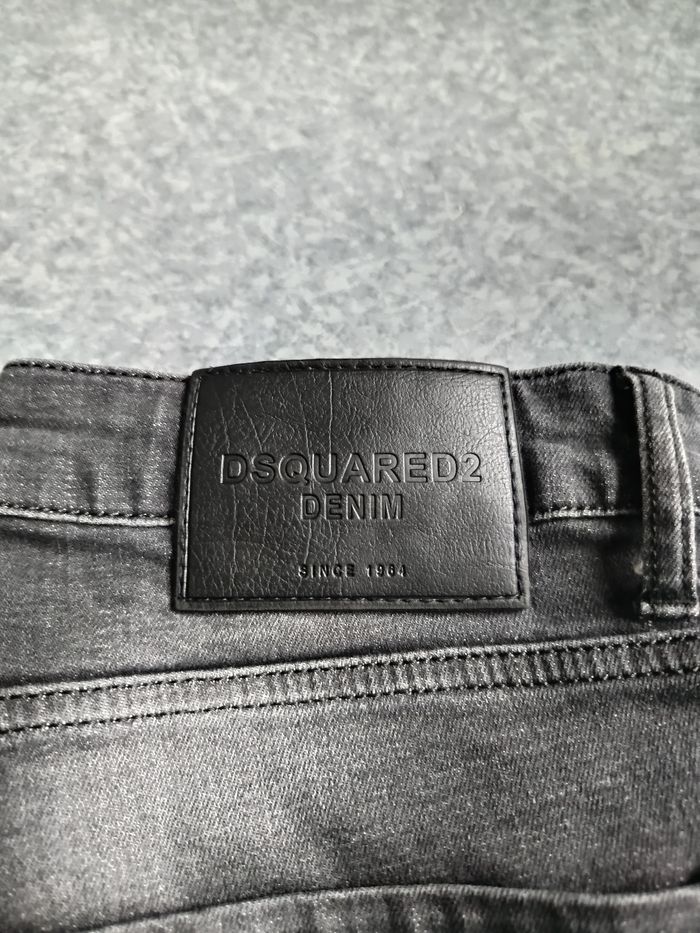Pantalon jeans noir homme Dsquared2 taille 54 - photo numéro 3