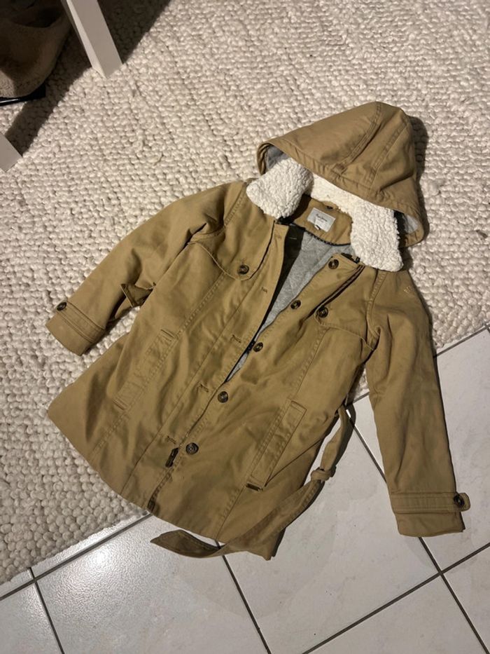 Parka pépé jeans couleur camel 10 ans