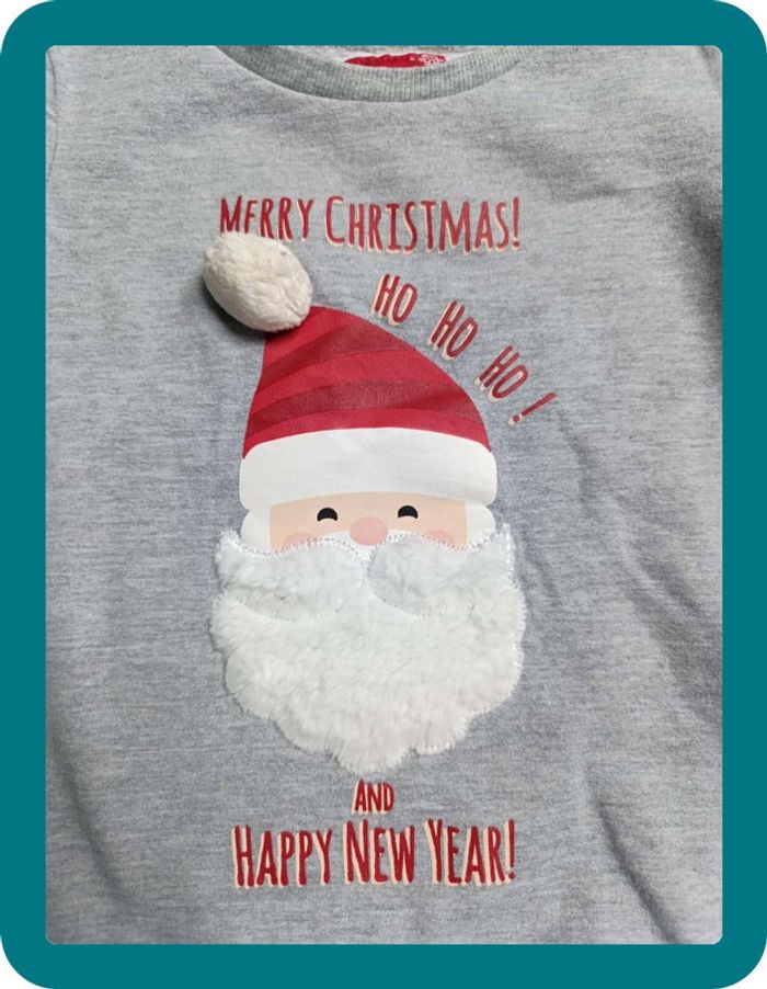 Pull père noël 5/6 ans - photo numéro 2