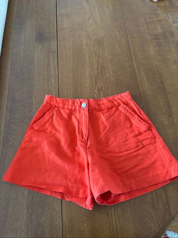 Short orange Jacadi 12 ans, en bon état
