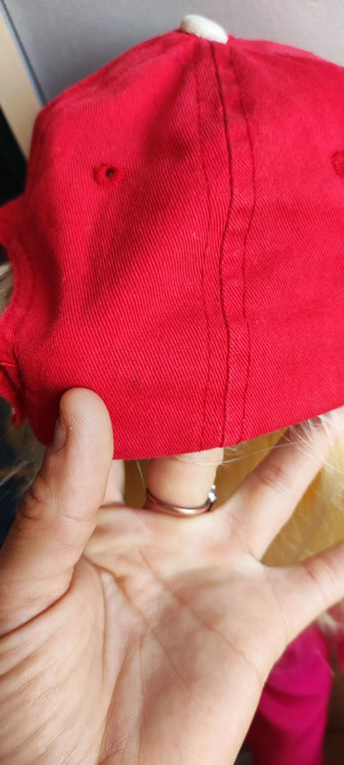 Casquette rouge à pois blanc Minnie - photo numéro 11