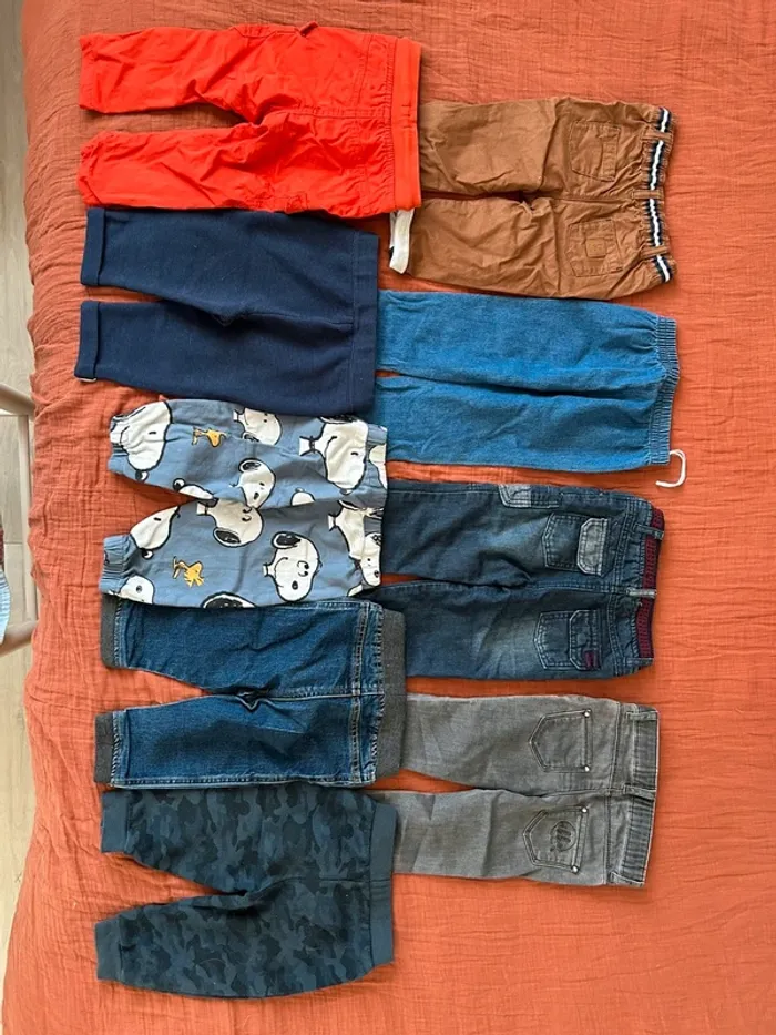 Lot pantalon 12 mois garçons - photo numéro 3