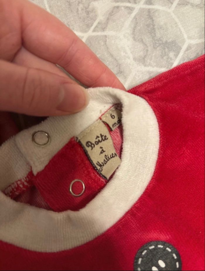 Pyjama Noël boîte à malice taille 6 mois - photo numéro 2