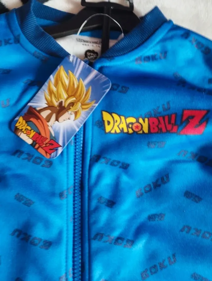 Ensemble jogging survêtement veste dragon ball neuf 6 ans - photo numéro 9