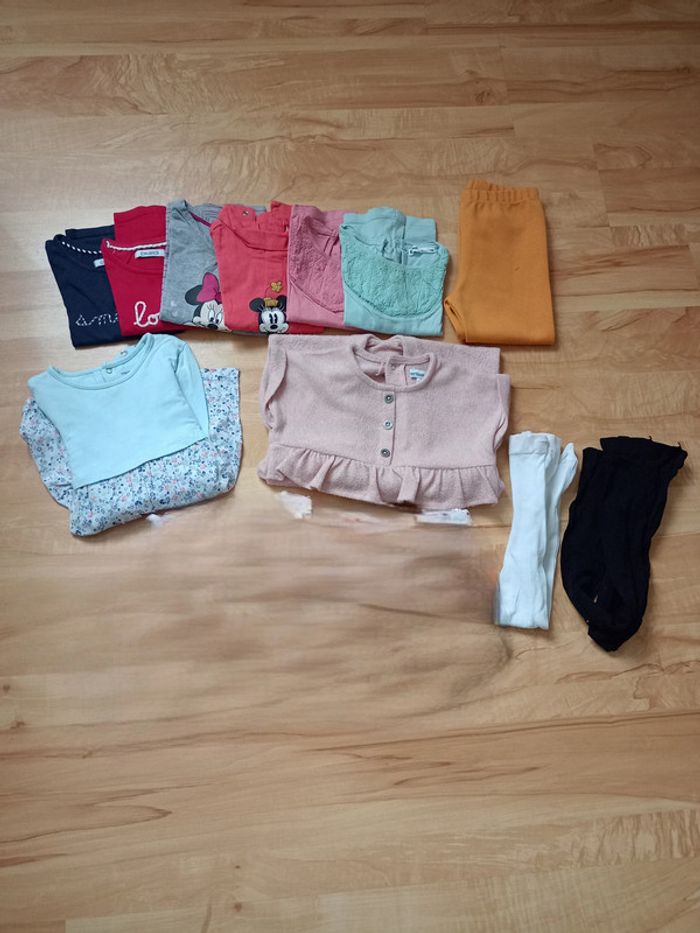Lot vêtements fille 18 mois