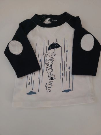 Tee shirt manches longues 1mois