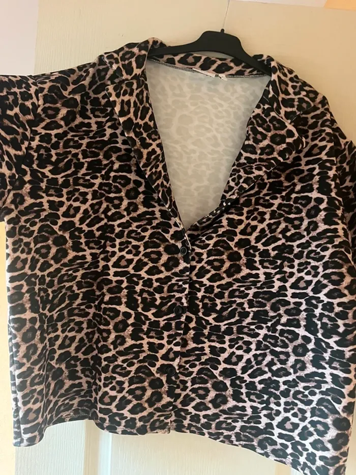 chemise léopard oversize asos - photo numéro 2