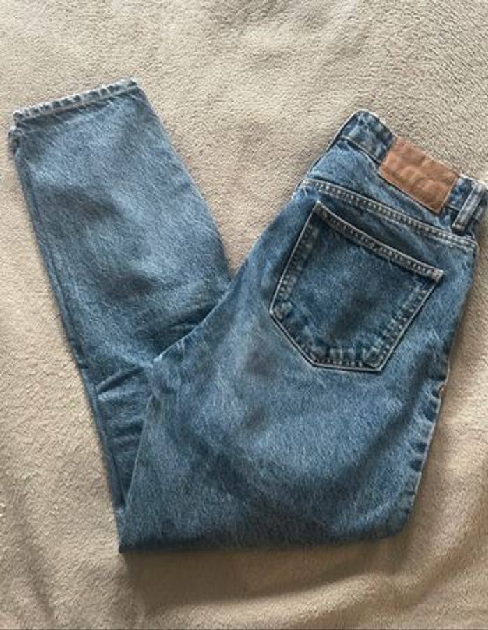 Jeans mom Zara femme Taille 36 bleu - photo numéro 9