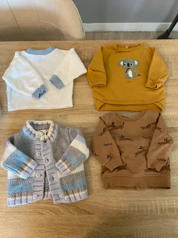 Lot de 4 pulls 3 mois