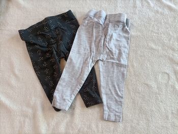 Lot 2 leggings 6 mois - Action