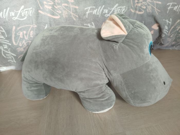 Grande peluche d'hippopotame - photo numéro 8