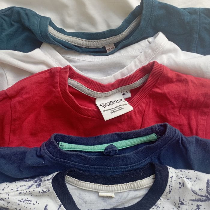Lot 5 tee shirt manches courtes marques diverses 6 ans 5€ - photo numéro 2
