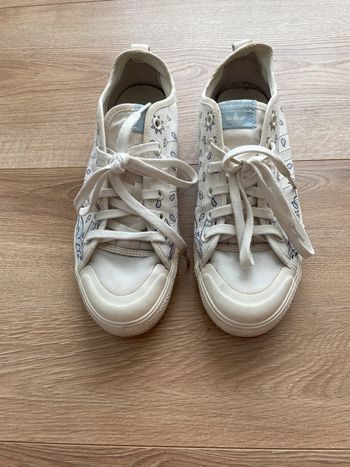 Baskets blanches crème Adidas Niza 42