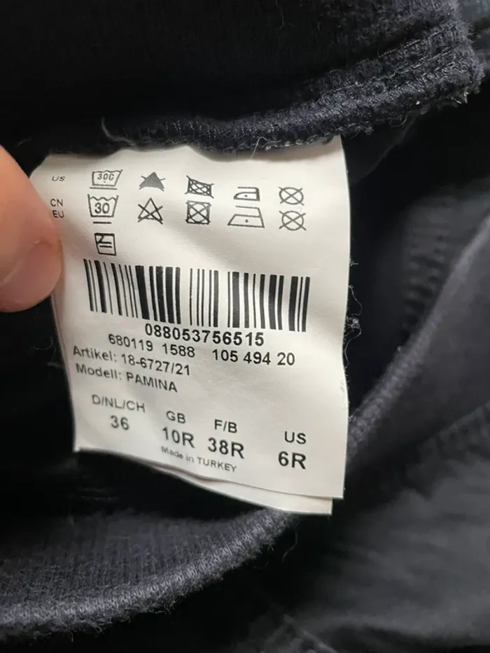 Pantalon slim bleu marine Raphaela by Brax – T.38 - photo numéro 4