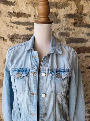 Veste en jean bleue claire Clockhouse Taille 36 38