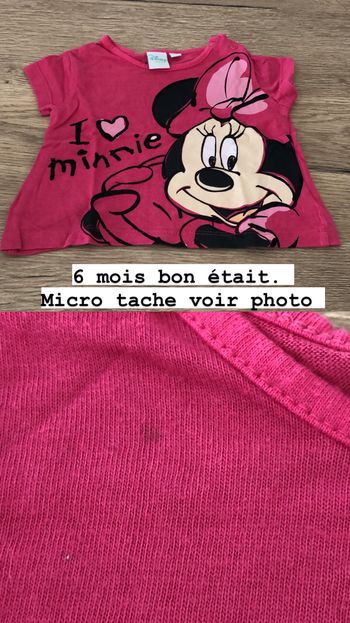 Tee shirt minnie