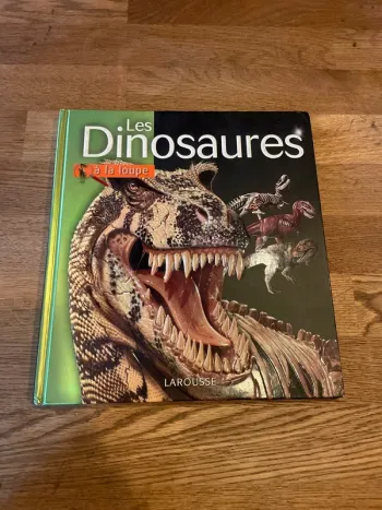 Livre Les dinosaures À la loupe