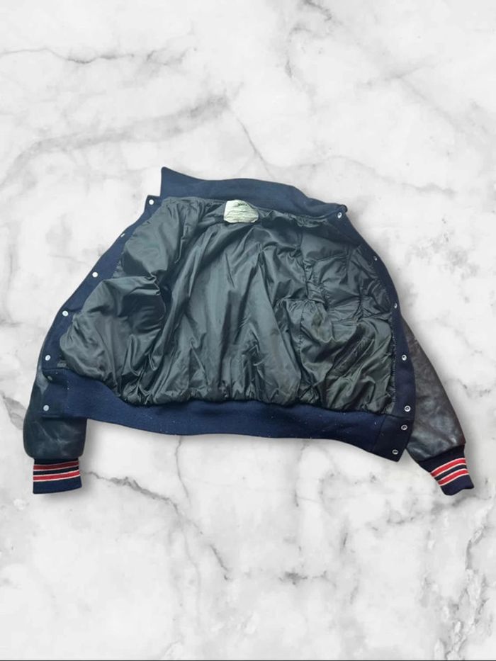 Veste Letterman Vintage NEFF “N Tennis” Made in USA - Taille M - photo numéro 4