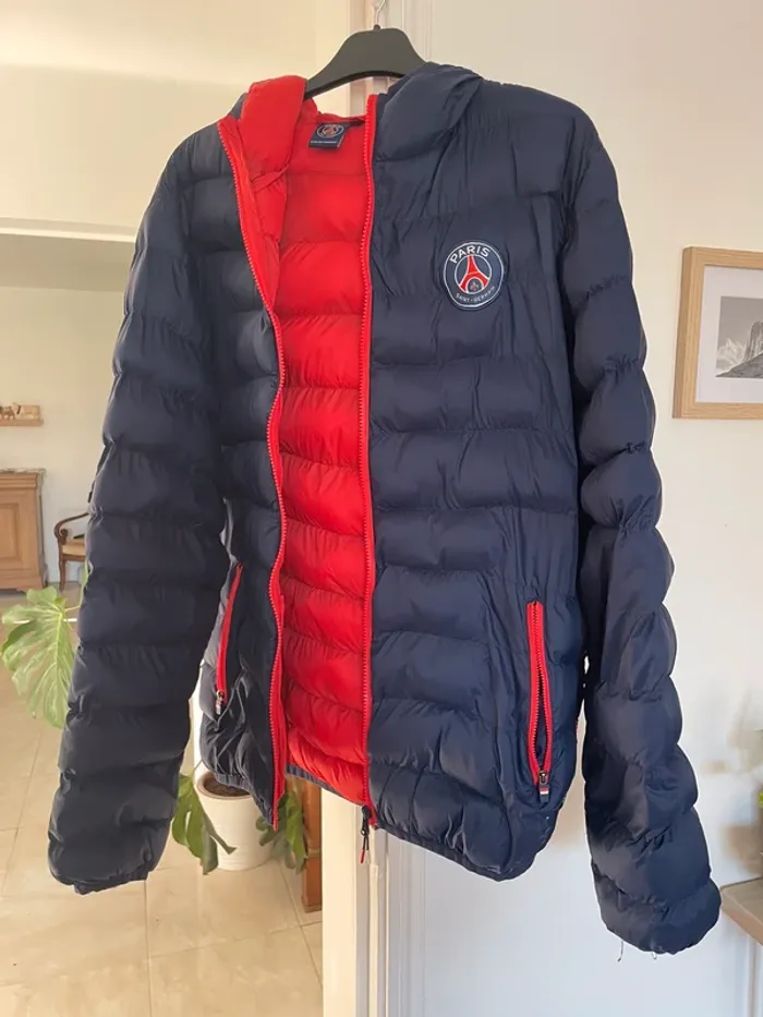 PSG - Doudoune à capuche