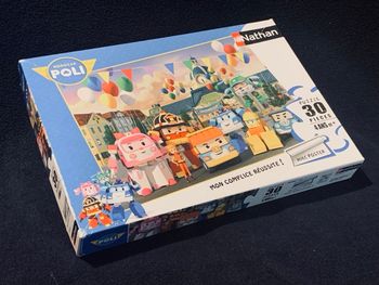 Puzzle Robocar Poli Nathan  ''Jour de fête à Vroum Ville''