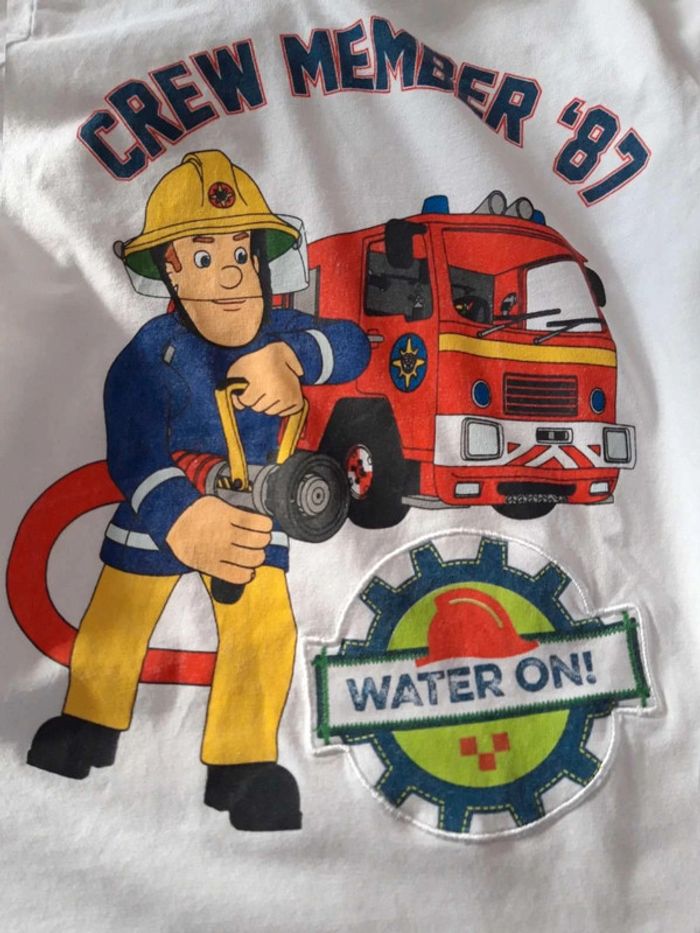 Tee-shirt  Fireman Sam 8  ans - photo numéro 8