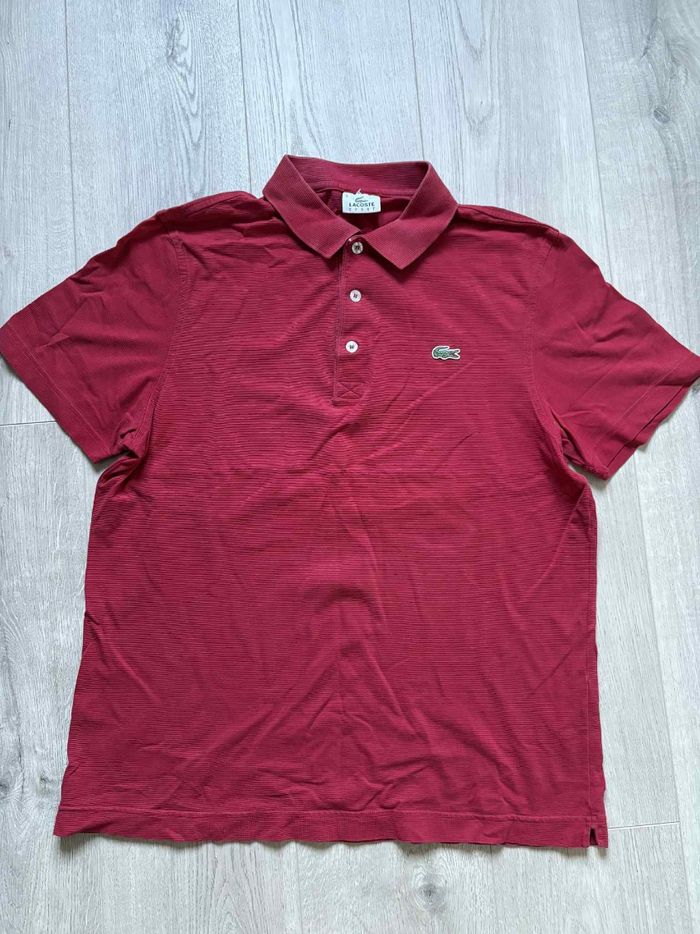 Polo manche courte rouge Lacoste L