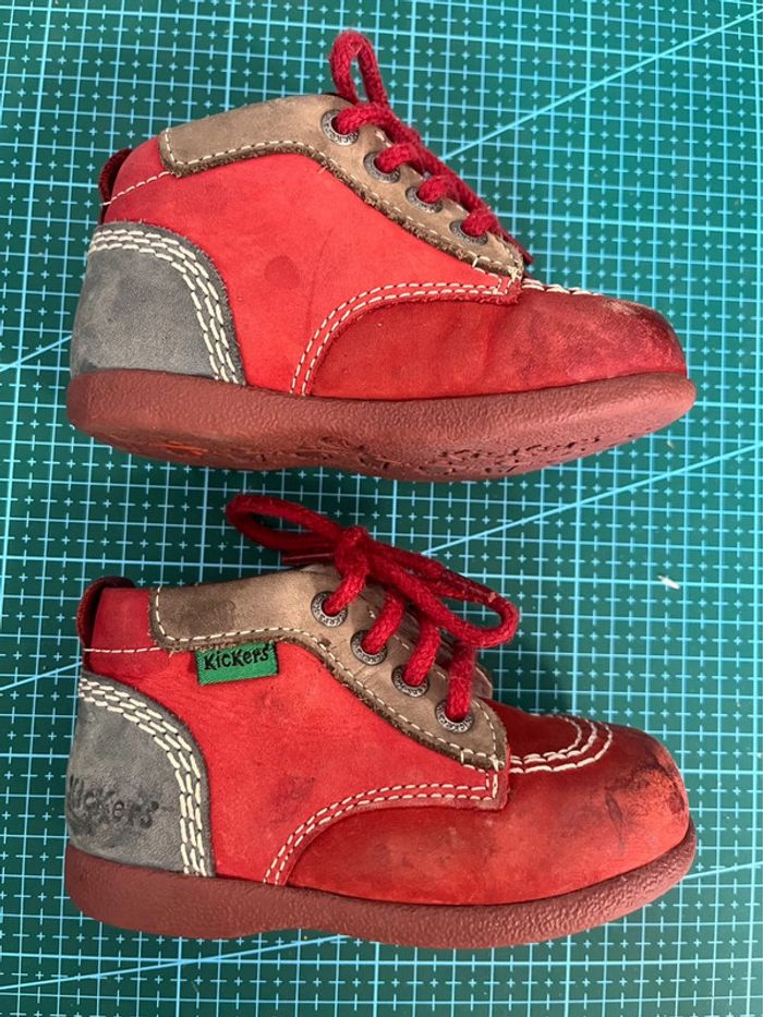 Kickers rouge - photo numéro 2