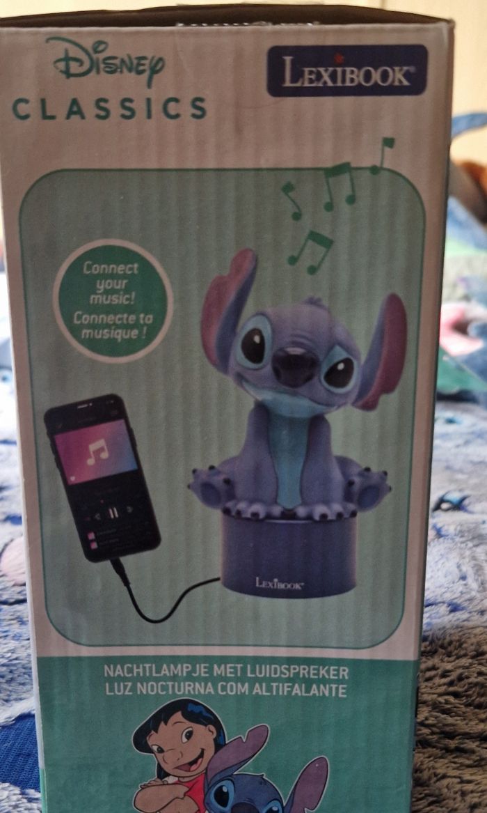 Veilleuse avec speaker Stitch - photo numéro 2