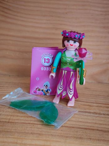 Playmobil figure série 13 fée aile verte