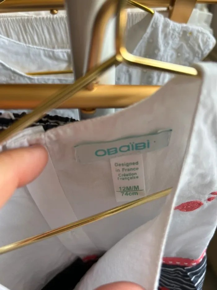 Jolie robe et son bloomer Orchestra taille 12 mois en parfait état - photo numéro 3