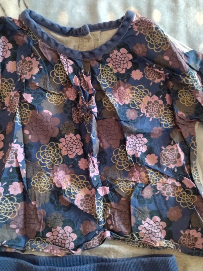 Ensemble fleurs Verbaudet 3 ans - photo numéro 2