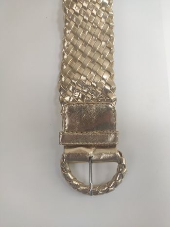 Vintage Ceinture tressée doré