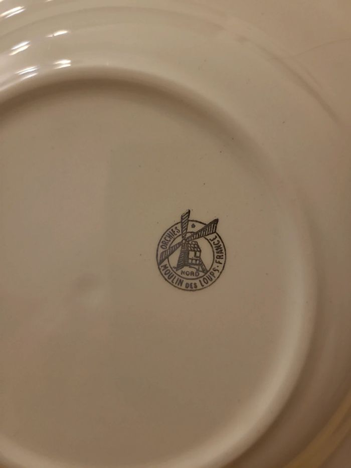 assiette creuse décor oiseau - photo numéro 4