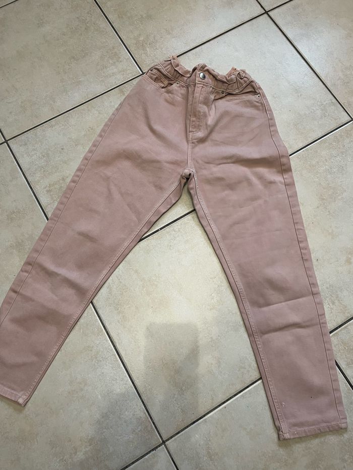 Jeans fille rose - photo numéro 3