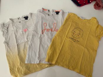 Lot 3 t shirts manches courtes