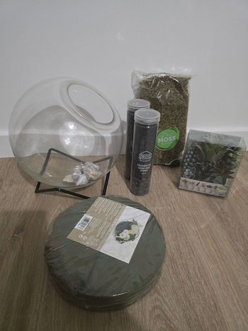 Vase boule a décorer soi même