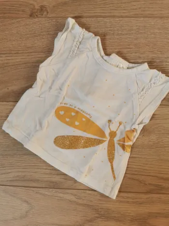 T shirt libellule 3 mois