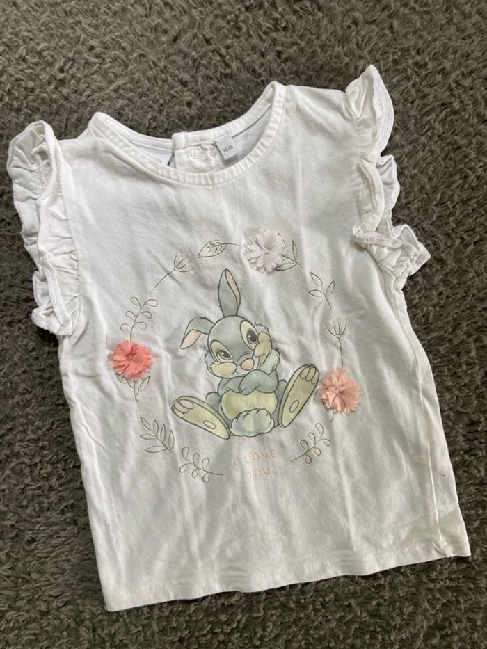 Teeshirt MC blanc 18 mois