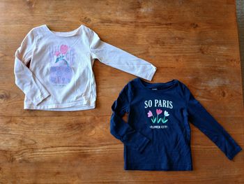 Lot deux tshirts ML