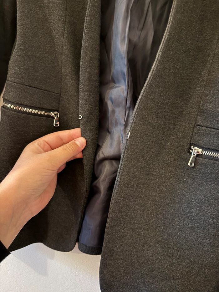 Blazer gris Etam - photo numéro 5