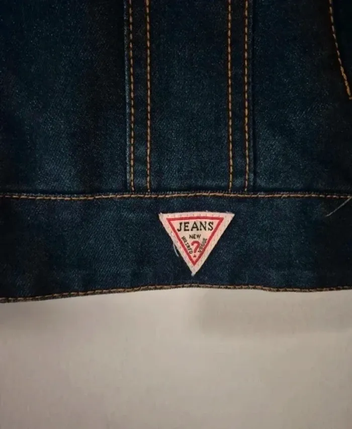 Veste en jean bleu pour homme - photo numéro 2