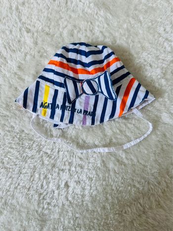 Jolie chapeau bébé fille | Taille 42 | 3 / 6 mois
